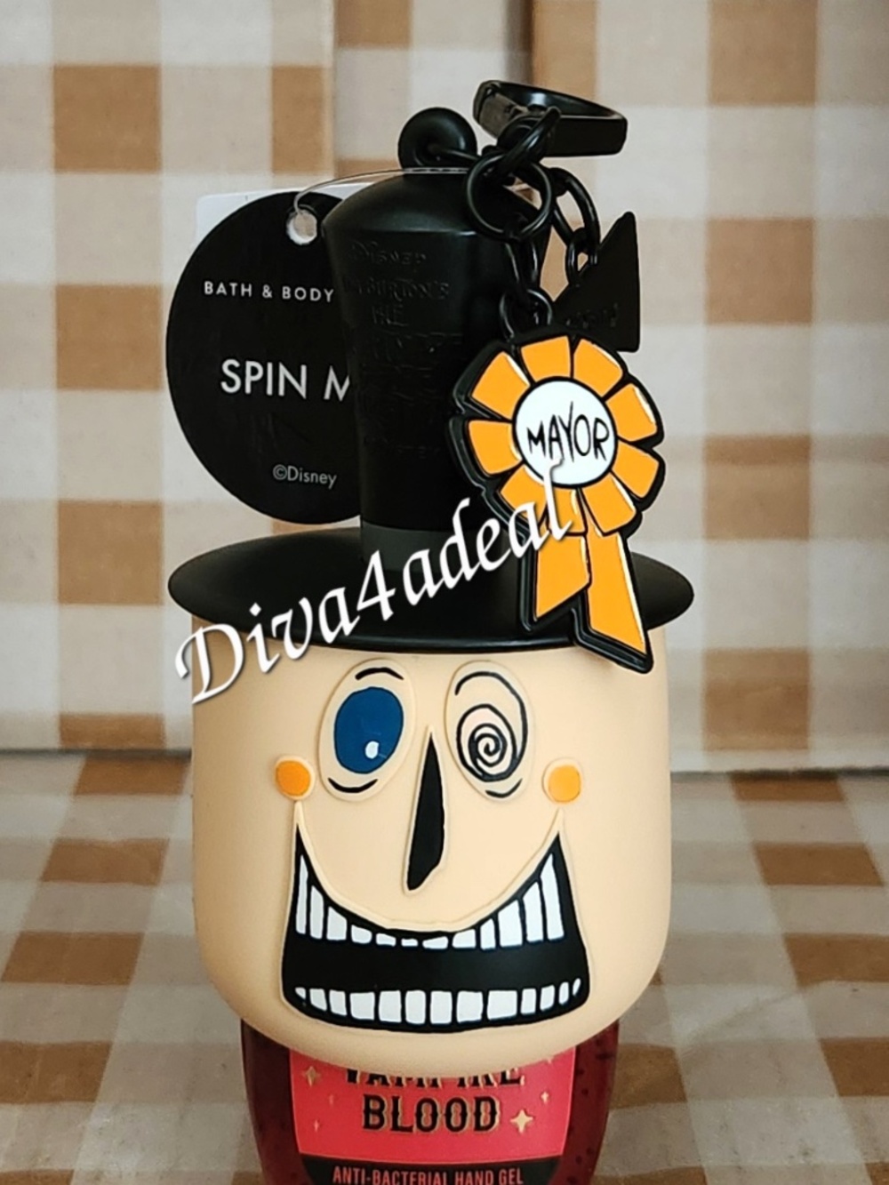 New! Bath & Body Works Nightmare Before Christmas MAYOR Spin Pocketbac Holder